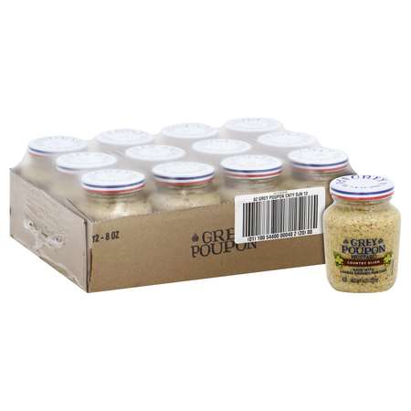 Grey Poupon Mustard Grey Poupon Country 8 oz., PK12 10054400000402